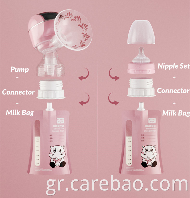 Breast Pump Spare Kits Milk Storage Bag